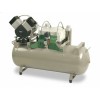 EKOM DK50 2X2V/110S/M - безмасляный компрессор для четырех стоматологических установок с кожухом, с осушителем, с ресивером 110 л EKOM (Словакия)