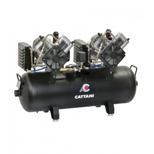 Cattani Tandem - 3-х фазный компрессор на 5-6 установок, 2 мотора по 2 цилиндра, с 2-мя осушителями Cattani (Италия)