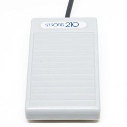 Saeshin STRONG 210 105L - щеточный микромотор с наконечником 105L и педалью включения-выключения, в коробке, 35000 об/мин